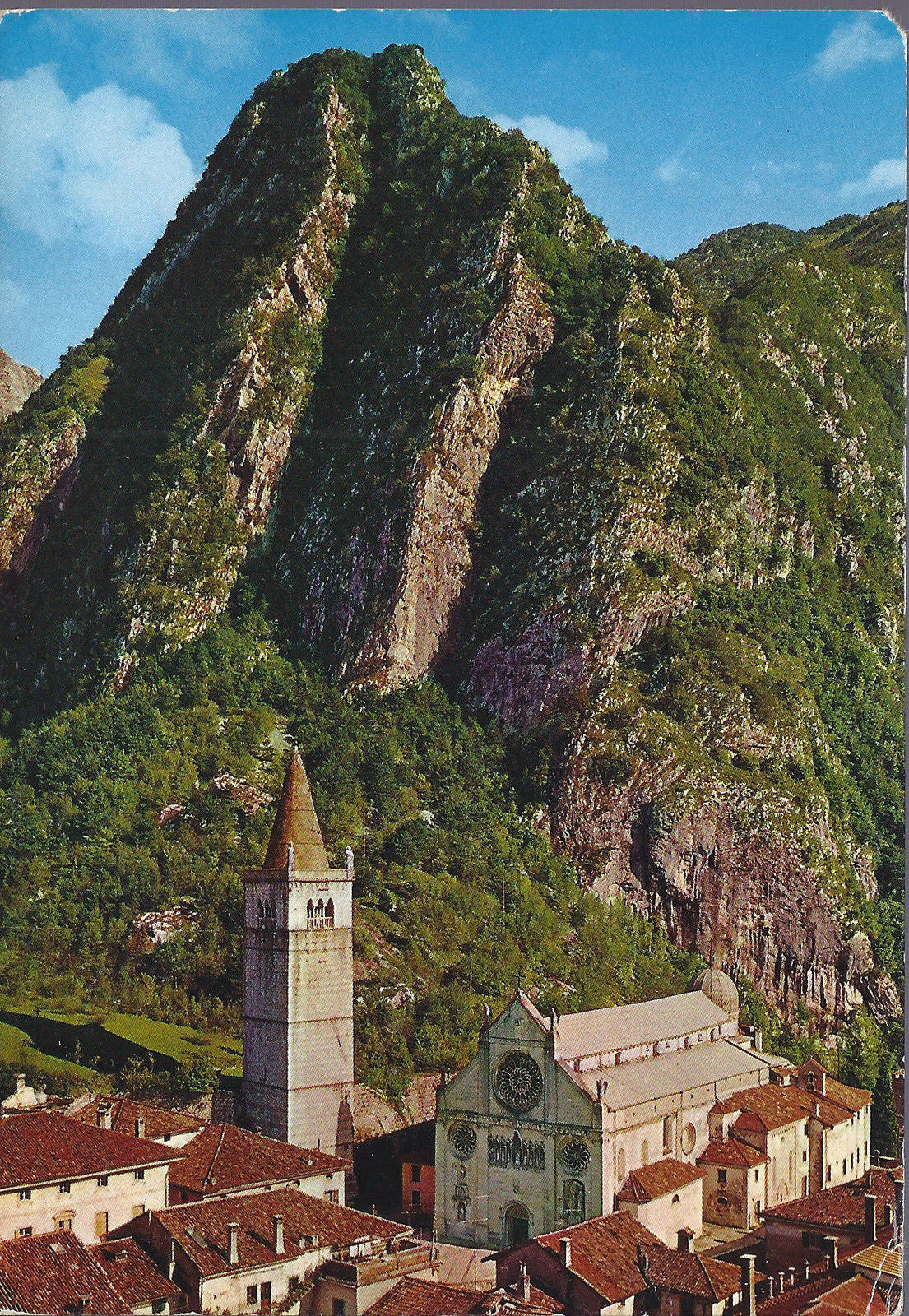 GEMONA DEL FRIULI - DUOMO E MONTE GLEMINA - V 1989 - FG