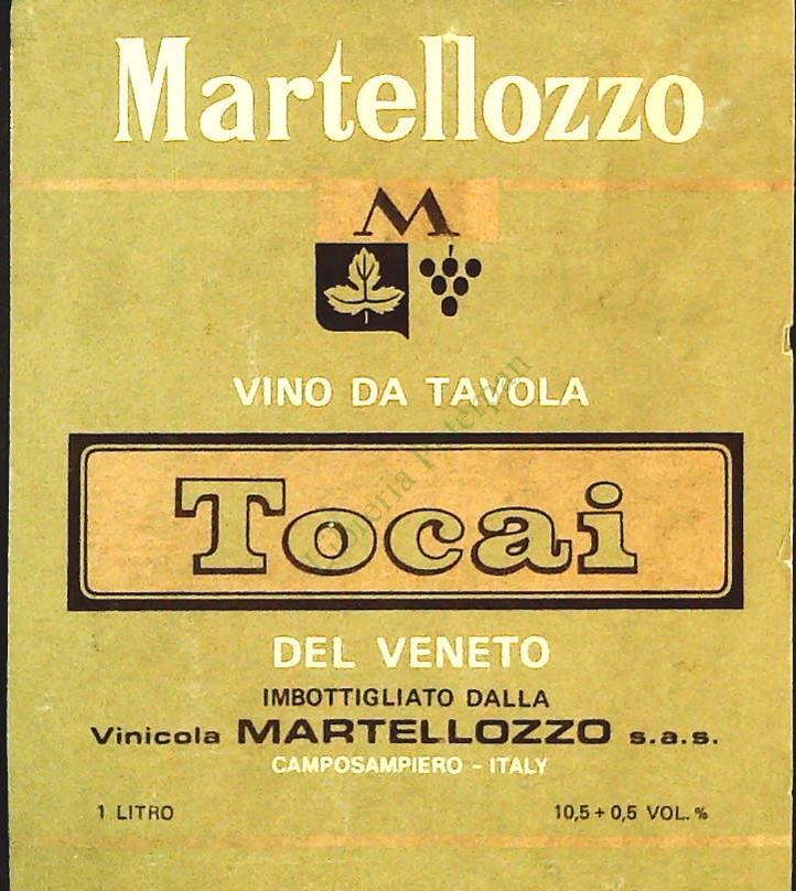 MARTELLOZZO - TOCAI - ETICHETTA VINO