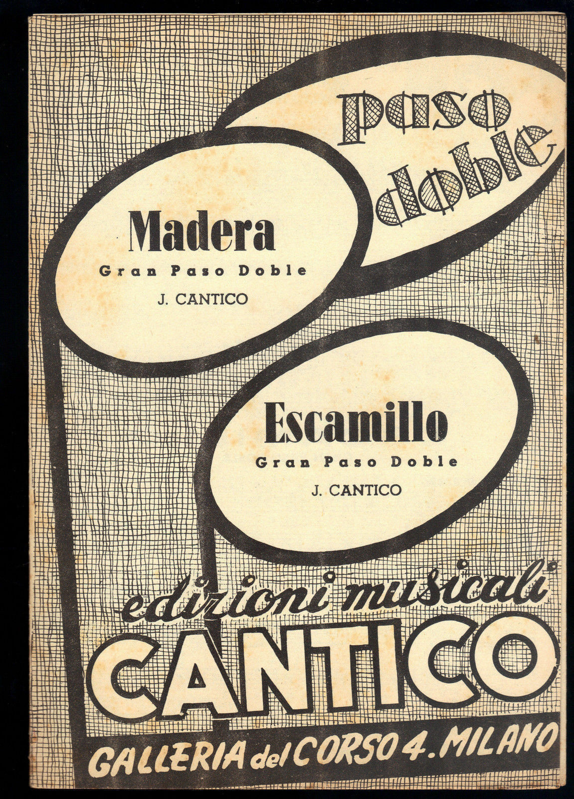 MADERA - ESCAMILLO # J. CANTICO # SPARTITO