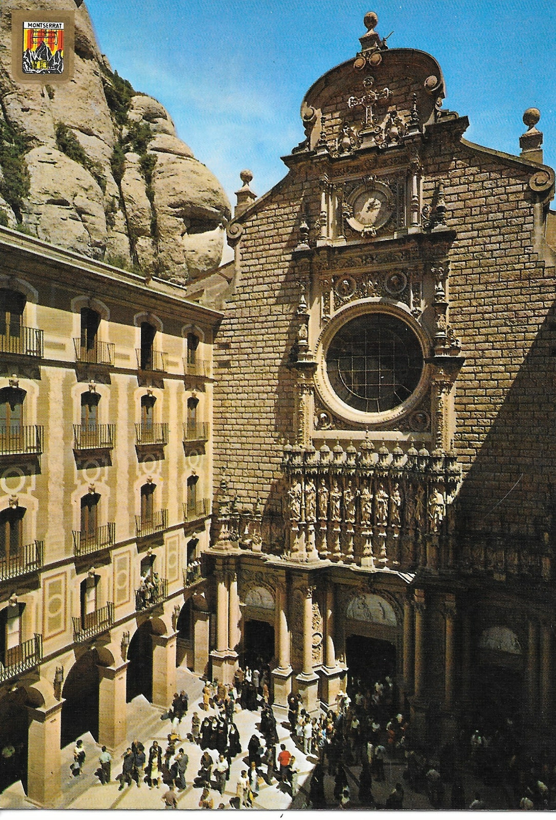 MONTSERRAT - ATRIO BASILICA - VIAGGIATA