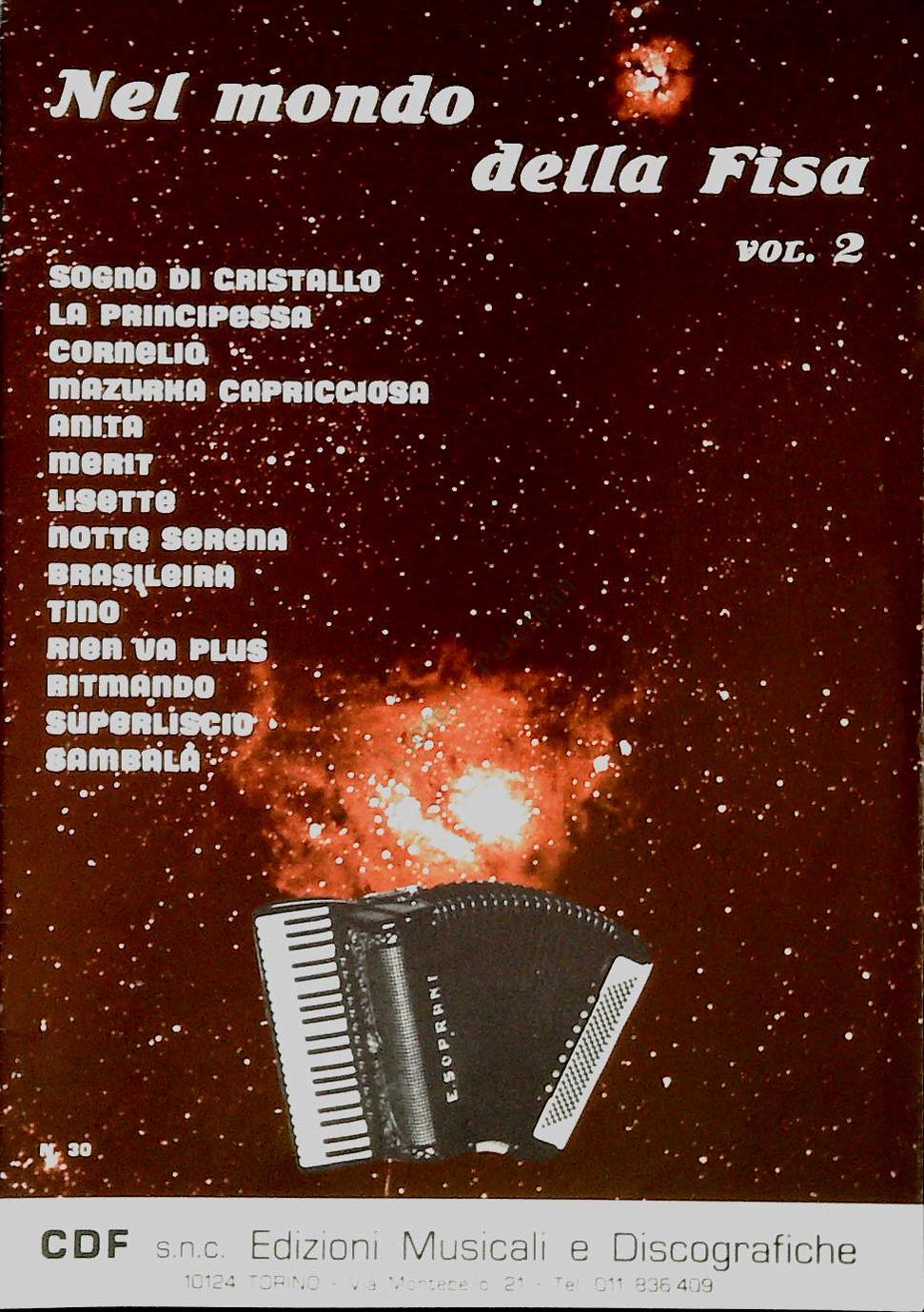 NEL MONDO DELLA FISA VOL. 2 - 4 BRANI - SPARTITO-SHEET-MUSIC
