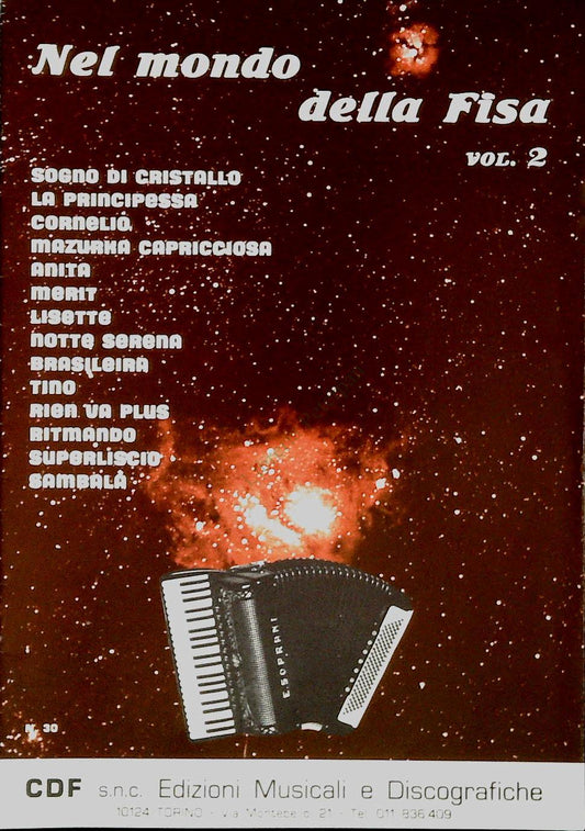 NEL MONDO DELLA FISA VOL. 2 - 4 BRANI - SPARTITO-SHEET-MUSIC