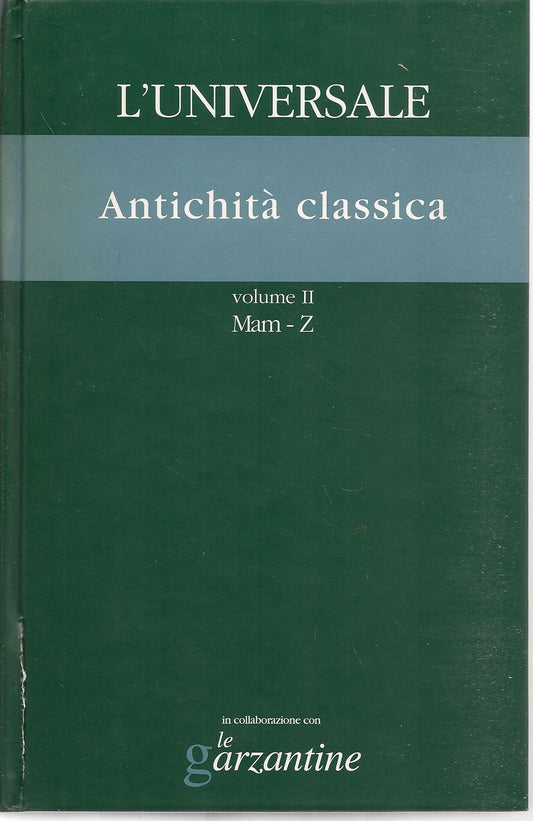 L'UNIVERSALE GRANDE ENCICLOPEDIA TEMATICA VOL. 21 - ANTICHITA CLASSICA 2 - MAM-Z