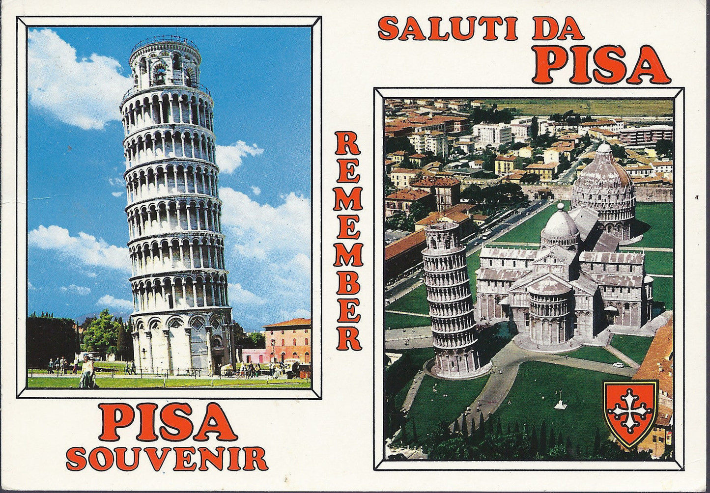 PISA - SOUVENIR - 2 VEDUTE - V1991