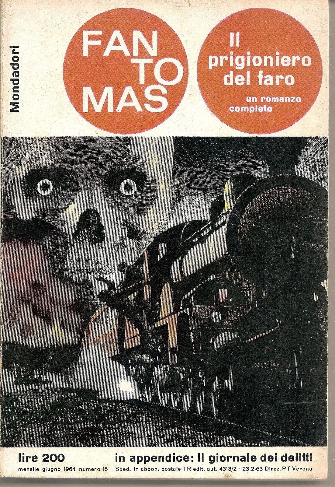 IL PRIGIONIERO DEL FARO - PIERRE SOUVESTRE  MARCEL ALLAIN  serie FANTOMAS