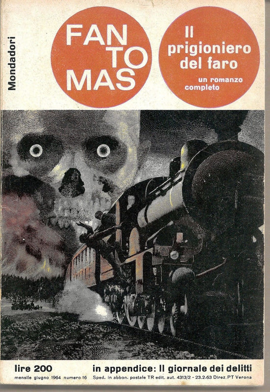 IL PRIGIONIERO DEL FARO - PIERRE SOUVESTRE  MARCEL ALLAIN  serie FANTOMAS