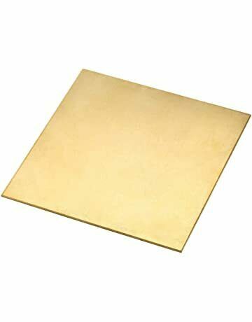 LASTRA DI OTTONE MILLIMETRI 100x100 SP. 0,8 - CONF 1 PEZZO