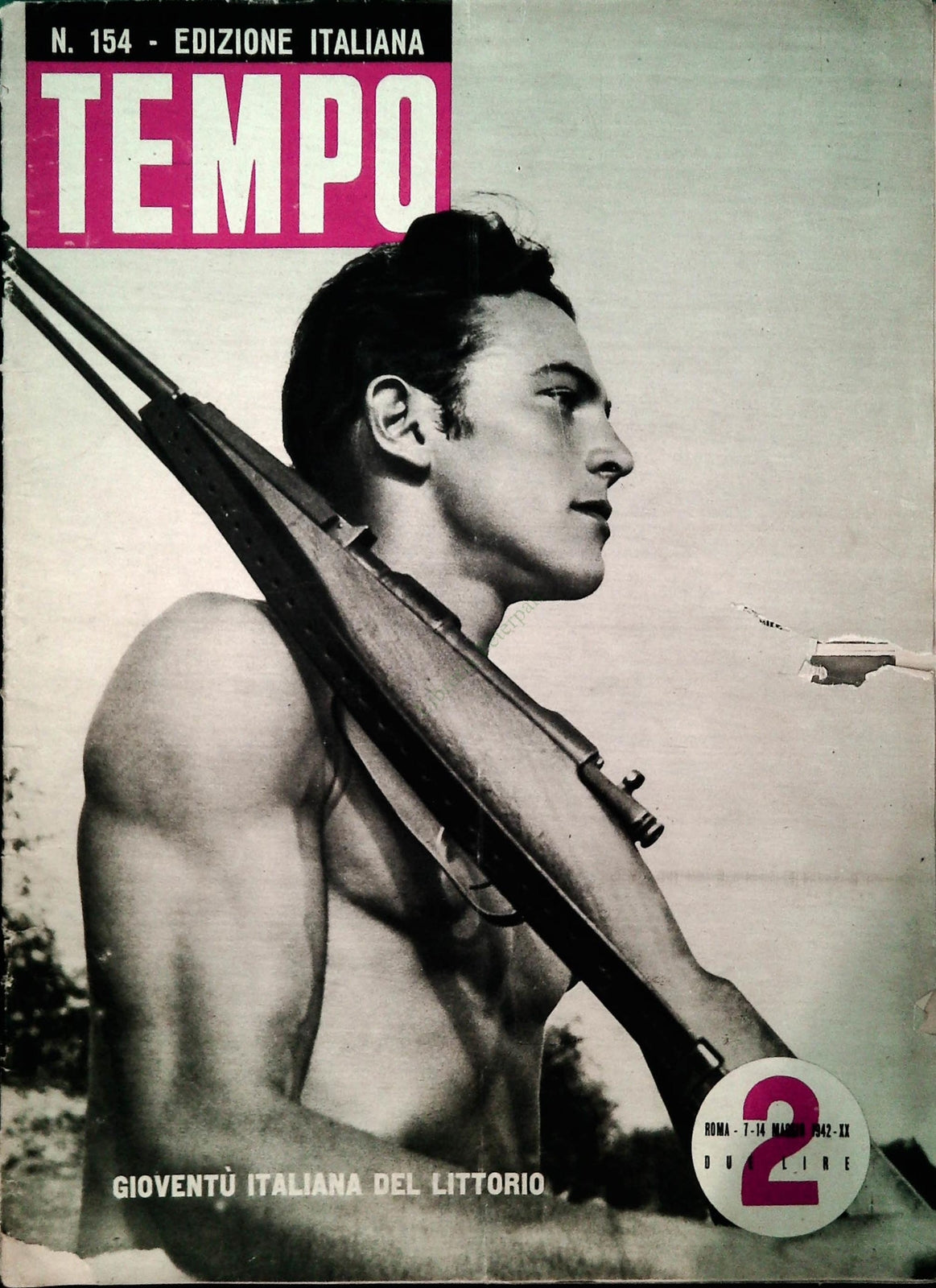 TEMPO N. 154 - 7-14 MAGGIO 1942-CACCIA ALA PARTIGIANO RUSSO-BATTAGLIA DELL'AUNUS