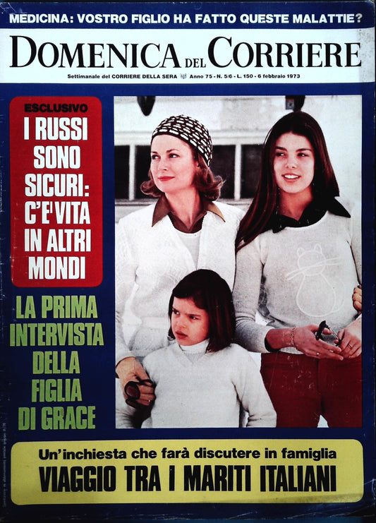 DOMENICA DEL CORRIERE - 6 FEBBRAIO 1973