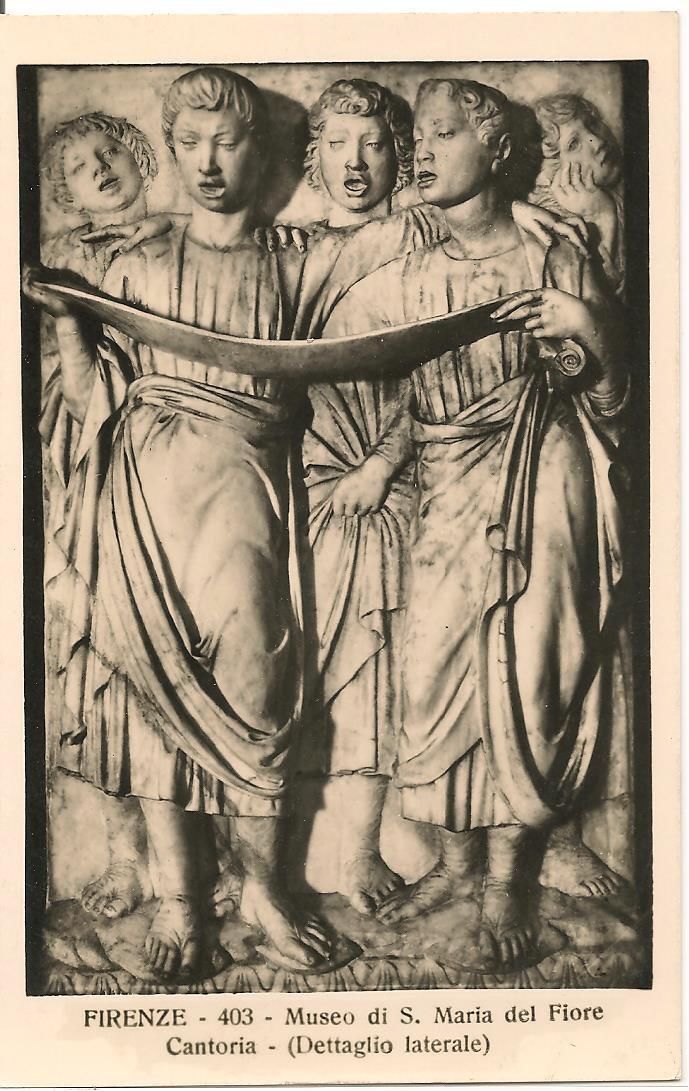 FIRENZE - MUSEO DISANTA MARIA DEL FIORE - CANTORIA DETTAGLIO