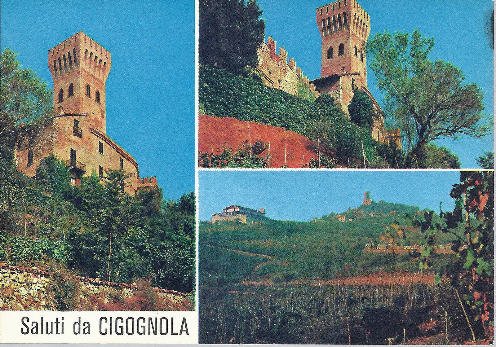 CIGOGNOLA - SALUTI - 3 VEDUTE - NV - FG