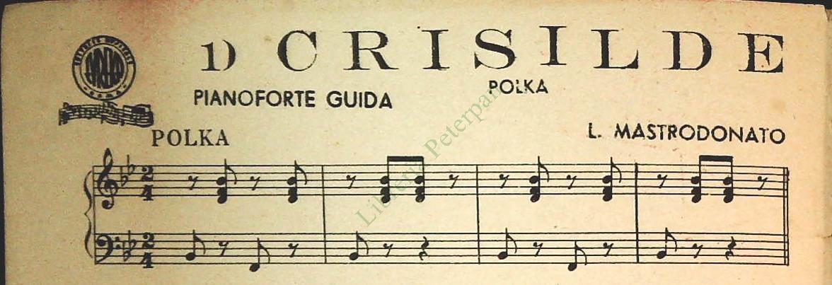 POLKE E MAZURKE - 8 BRANI - SPARTITO-SHEET MUSIC