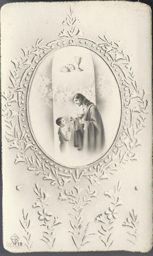 SANTINO - GESU' - PRIMA COMUNIONE - senza data - AS011-