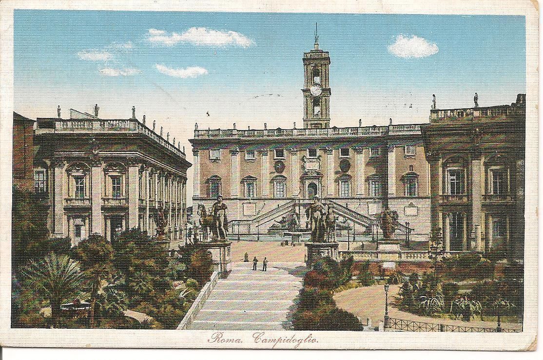 ROMA - CAMPIDOGLIO - DISEGNATA - V