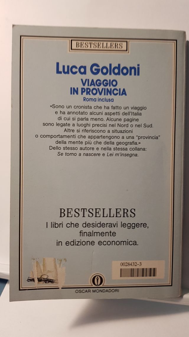 VIAGGIO IN PROVINCIA - LUCA GOLDONI - OSCAR 1986