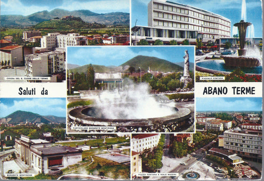 ABANO TERME - SALUTI - 5 VEDUTE - V SD - FG