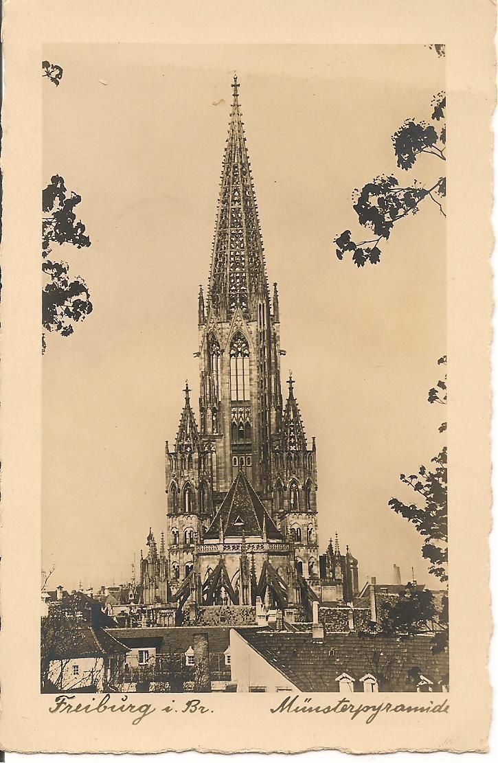 FREIBURG IM BREISGAU - CATTEDRALE-TORRE CAMPANARIA/MUENSTERP