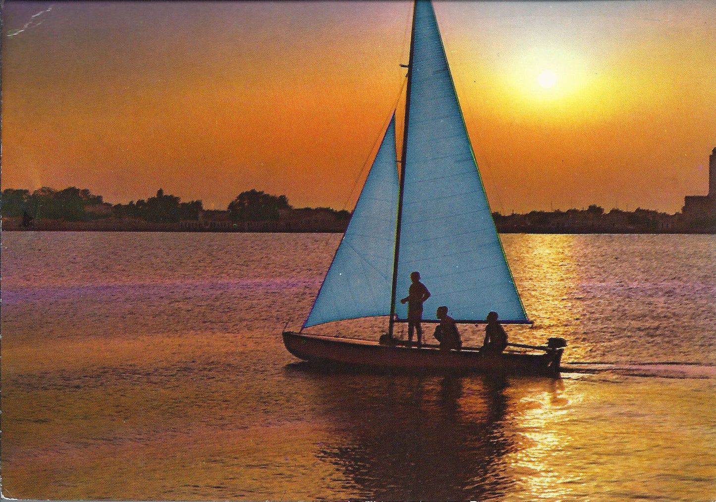 MARINA DI RAVENNA - TRAMONTO - V1966