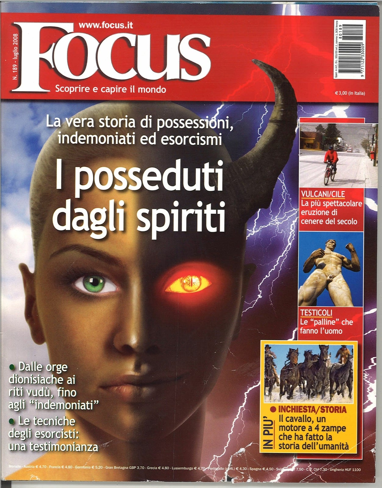 FOCUS N. 189 - I POSSEDUTI DAGLI SPIRITI