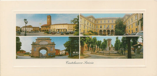 CASTELNUOVO SCRIVIA - 4 VEDUTE - NV - FORMATO MAXI