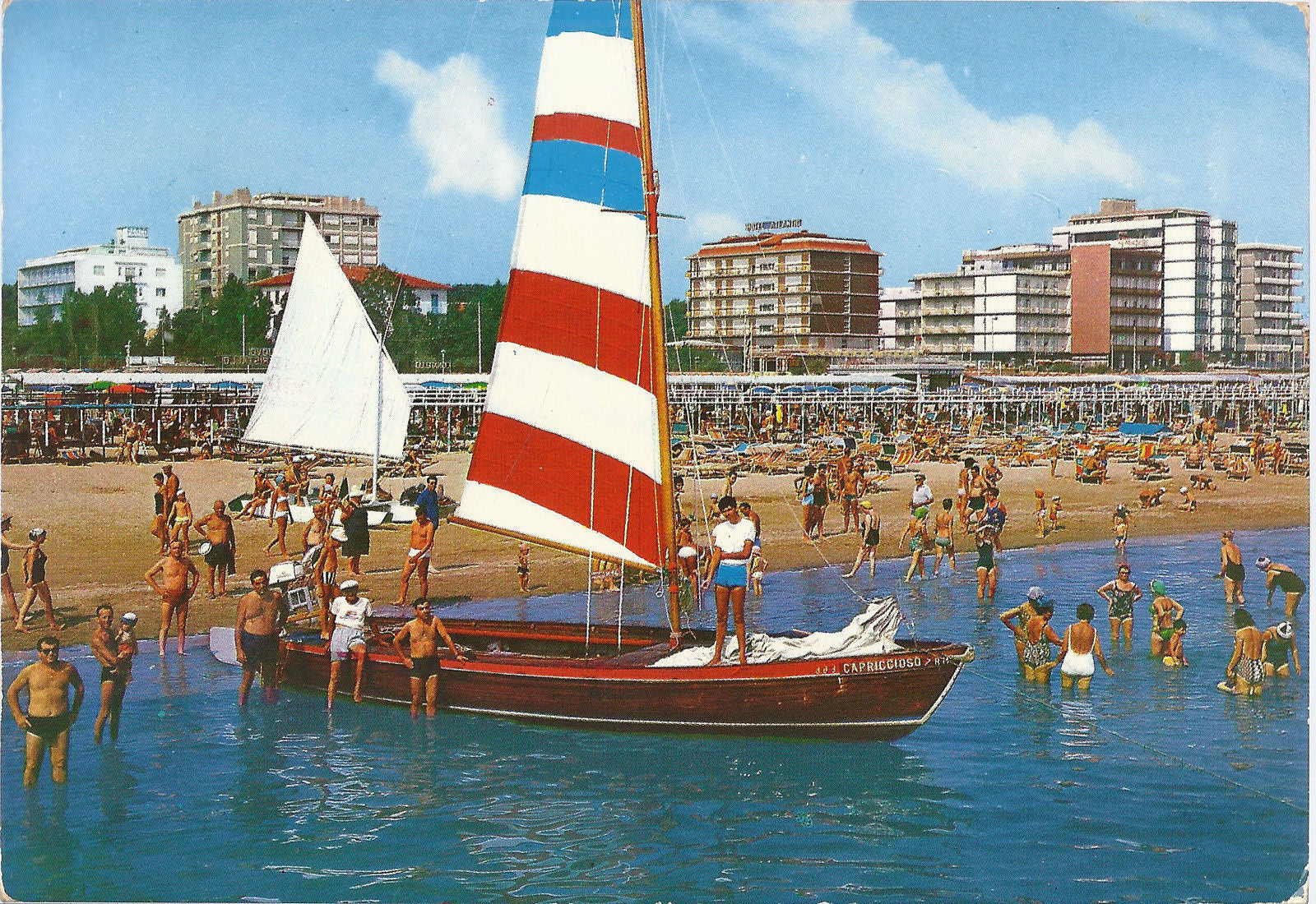 RICCIONE - GITA IN BARCA "CAPRICCIOSO" - V 1975 - 
