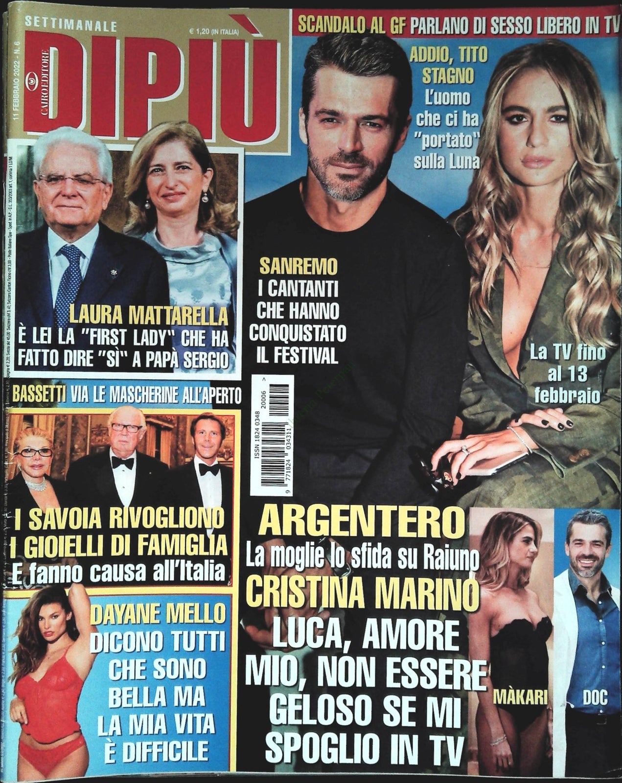 DI PIU' 11 FEBBRAIO 2022 - ARGENTERO - DAYANE MELLO