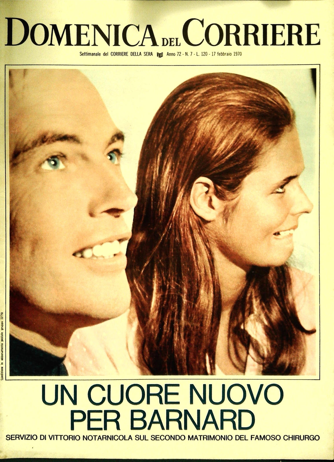DOMENICA DEL CORRIERE 17 FEBBRAIO 1970