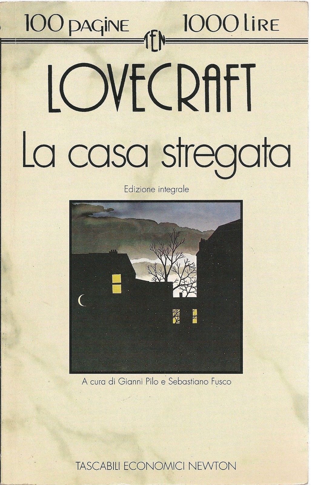 LA CASA STREGATA - LOWECRAFT - TASCABILI ECONOMICI NEWTON