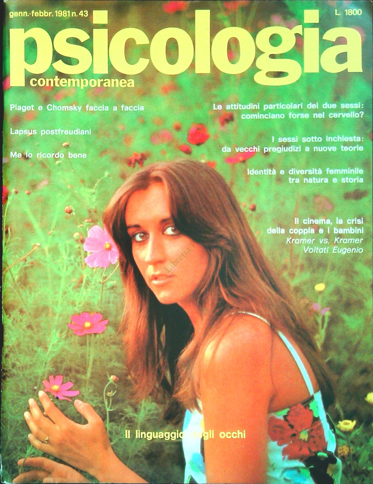 PSICOLOGIA CONTEMPORANEA N. 43 - IL LINGUAGGI ODEGLI OCCHI