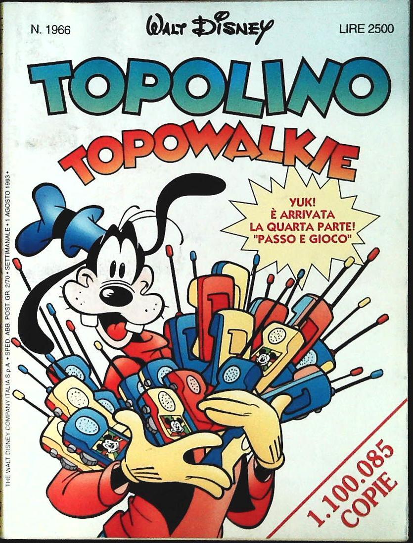 TOPOLINO N. 1966 - 1 AGOSTO 1993