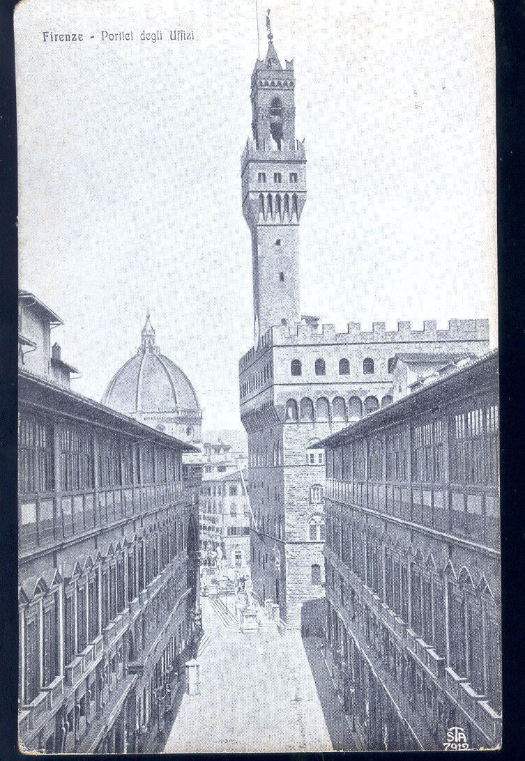 FIRENZE - PORTICI DEGLI UFFIZI - NV