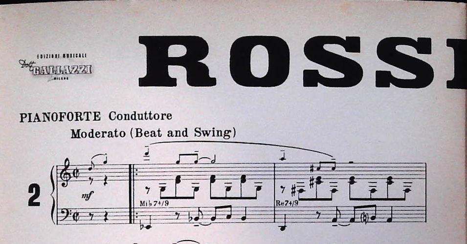 FRANCO MOJOLI - QUATTRO BRANI - SPARTITO-SHEET MUSIC