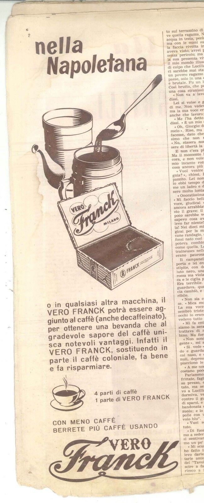 VERO FRANCK - ALIMENTARI - ADVERSITING