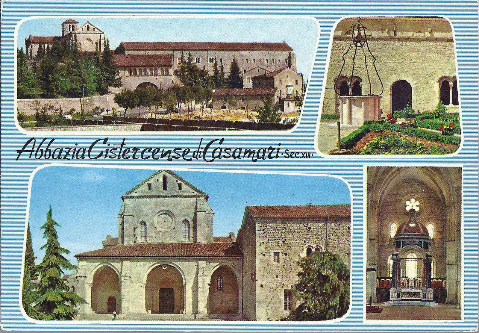 VEROLI - ABBAZIA CISTERCENSE DI CASAMARI - 4 VEDUTE - V1975