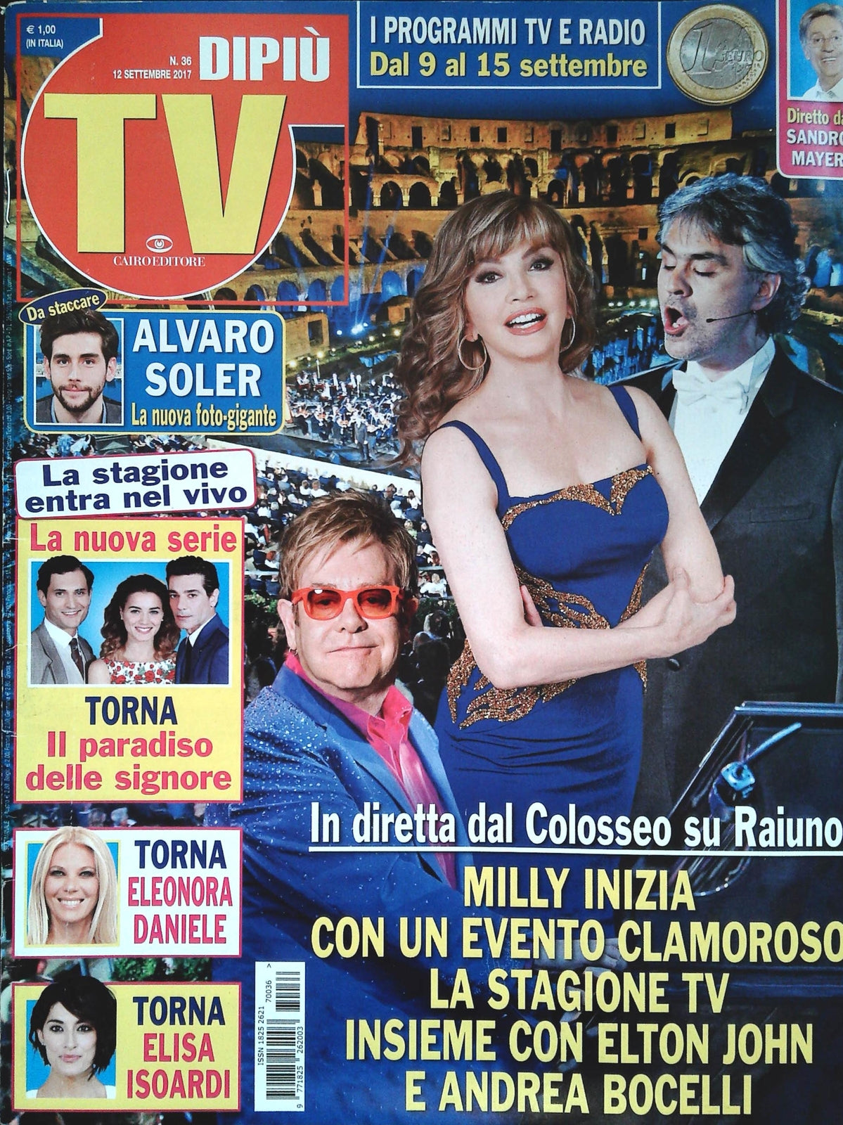 DI PIU' TV 12 SETTEMBRE 2017 - MILLY CARLUCCI-ELEONORA DANILE-ELISA ISOARDI