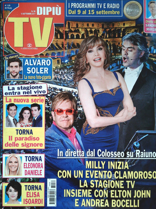 DI PIU' TV 12 SETTEMBRE 2017 - MILLY CARLUCCI-ELEONORA DANILE-ELISA ISOARDI