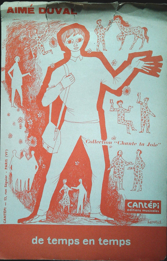 DE TEMPS EN TEMPS - AIME DUVAL - SPARTITO-SHEET MUSIC