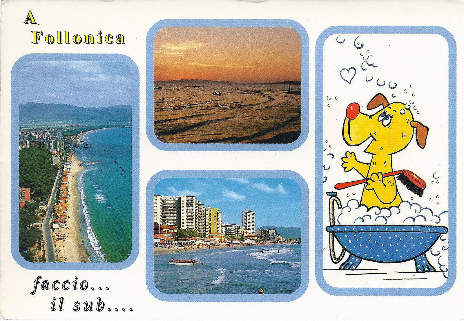 FOLLONICA - FACCIO... IL SUB... - VEDUTINE - NV - FG