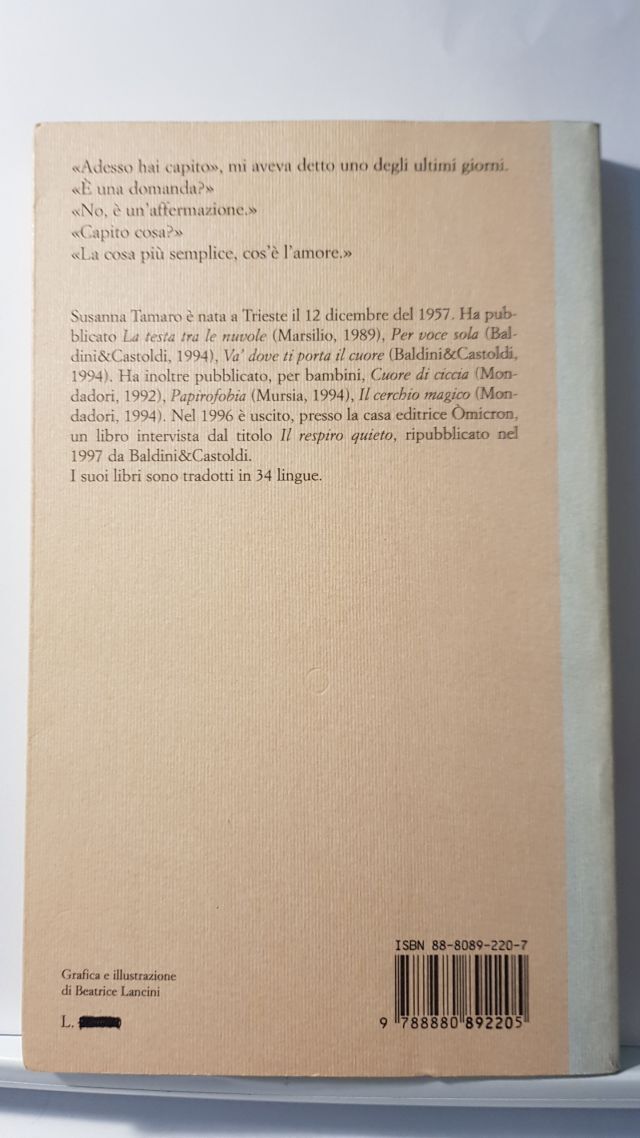 ANIMA MUNDI - SUSANNA TAMARO - BALDINI E CASTOLDI 1997
