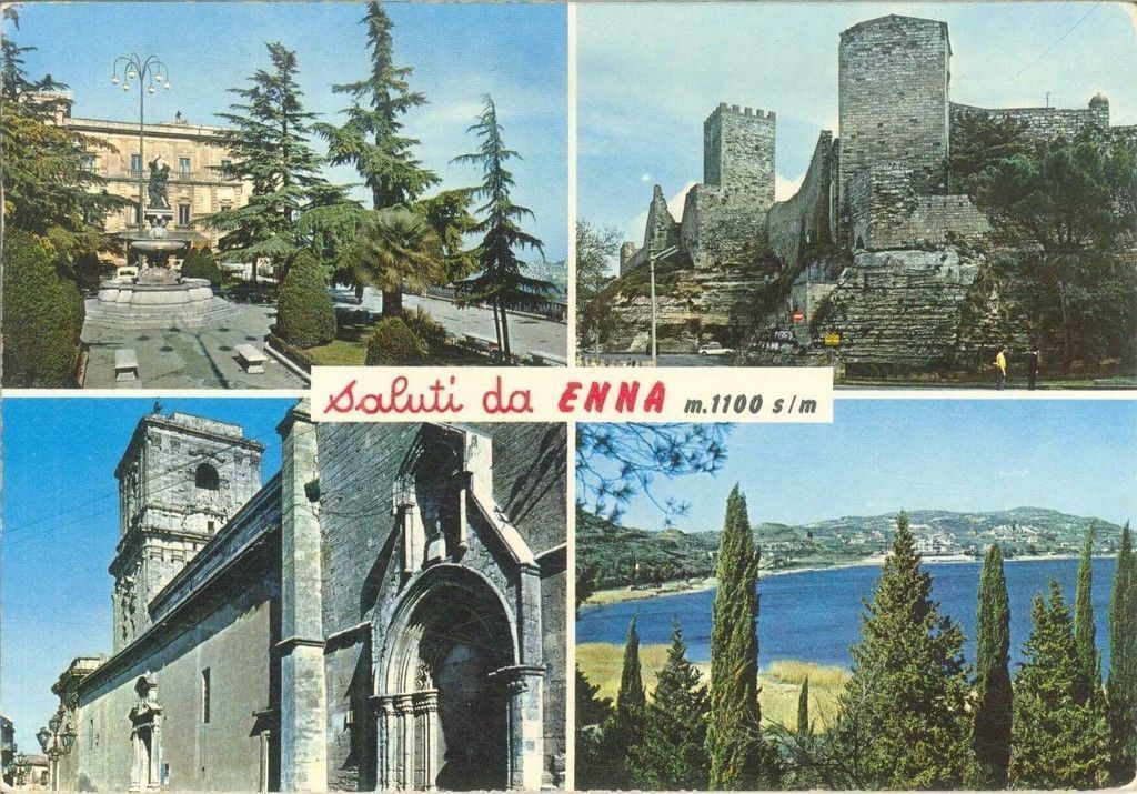 ENNA - 4 VEDUTE - V1972