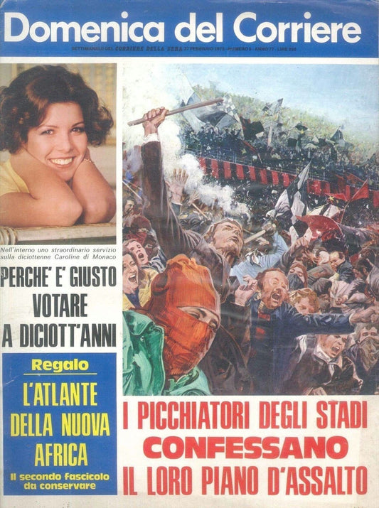 DOMENICA DEL CORRIERE N 9 - 27 FEBBRAIO 1975
