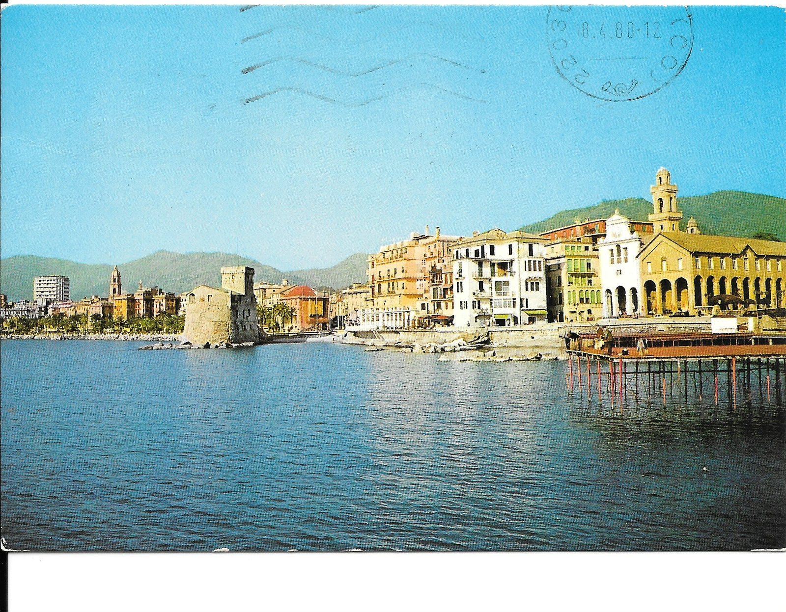 RAPALLO - SCORCIO PANORAMICO E CONVENTO DELLE CLARISSE - V1980