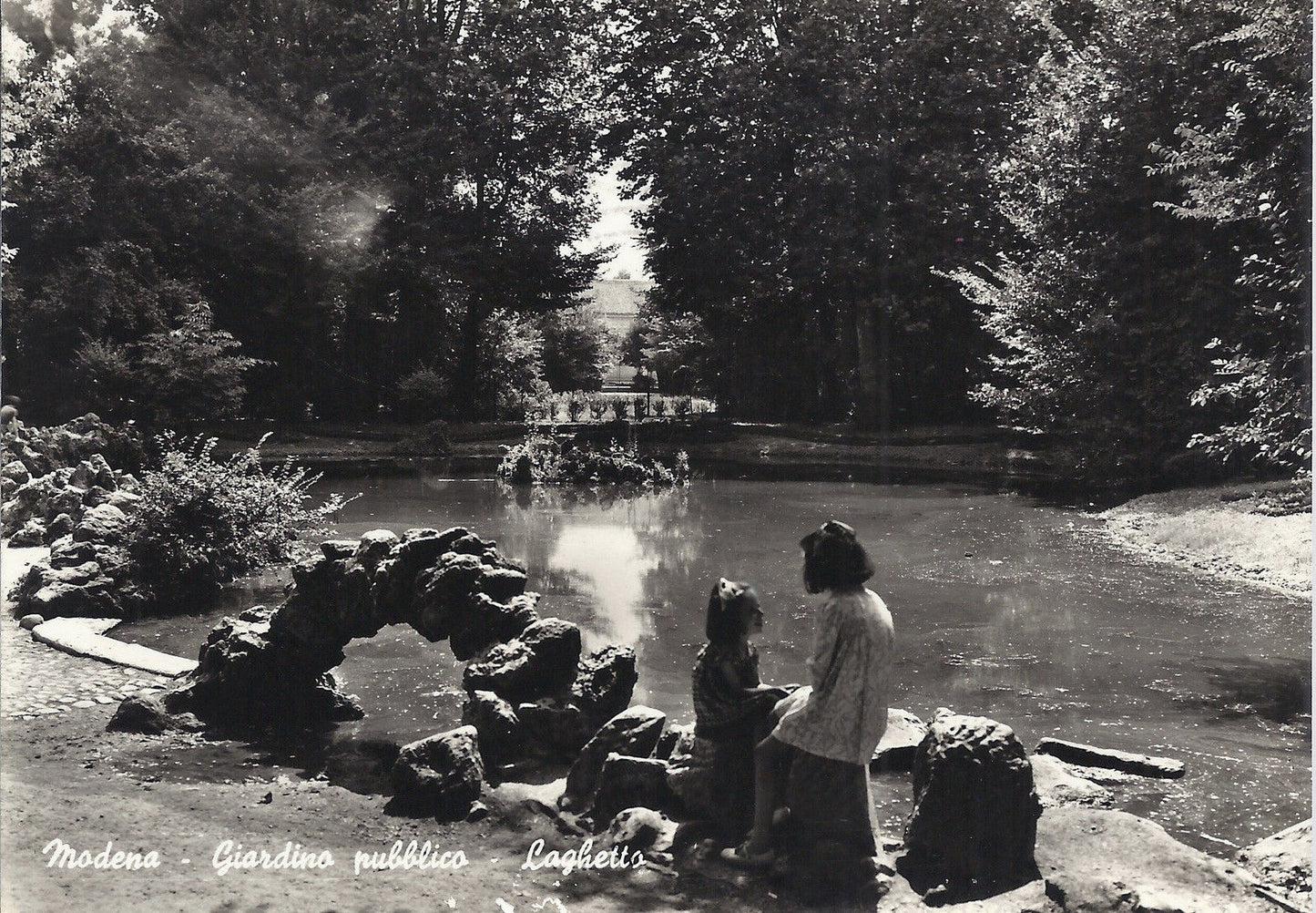 MODENA - GIARDINO PUBBLICO - LAGHETTO - V 1956 - FG
