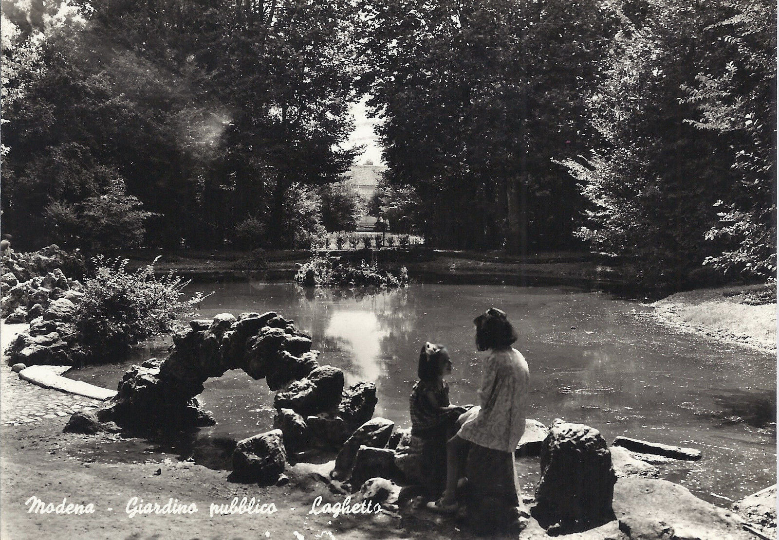 MODENA - GIARDINO PUBBLICO - LAGHETTO - V 1956 - FG