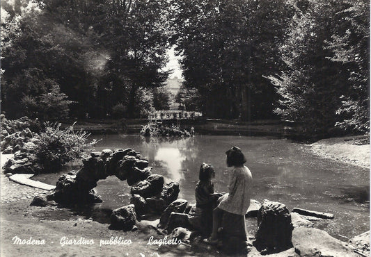 MODENA - GIARDINO PUBBLICO - LAGHETTO - V 1956 - FG