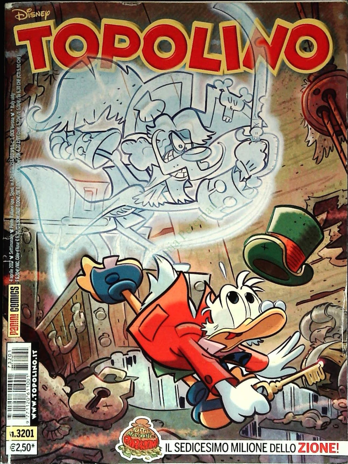 TOPOLINO N. 3201 - 4 APRILE 2017