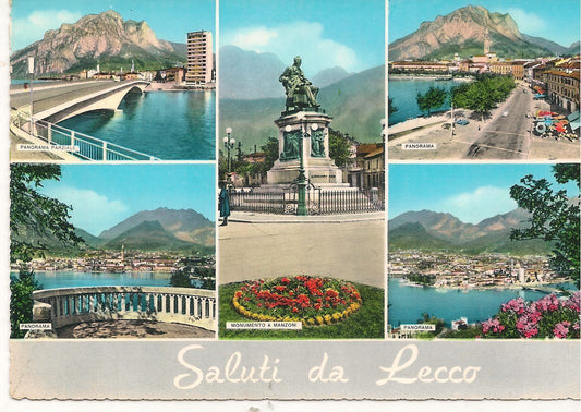 SALUTI DA LECCO - CINQUE VEDUTE - NV