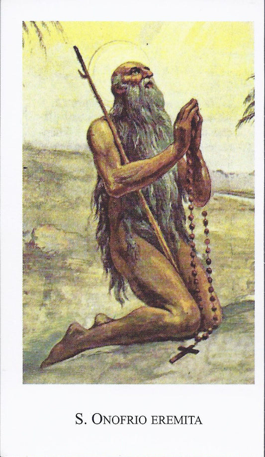 S. ONOFRIO EREMITA - SANTINO - AS013-206 - Ed. Paco