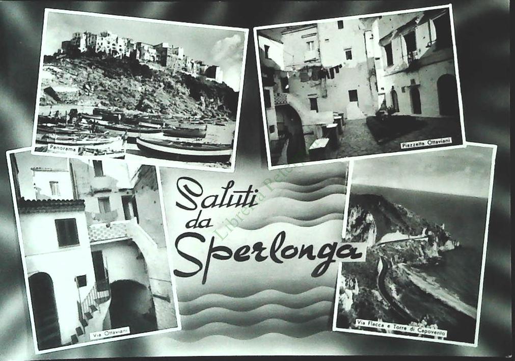 SALUTI DA SPERLONGA - 4 VEDUTINE - V1966
