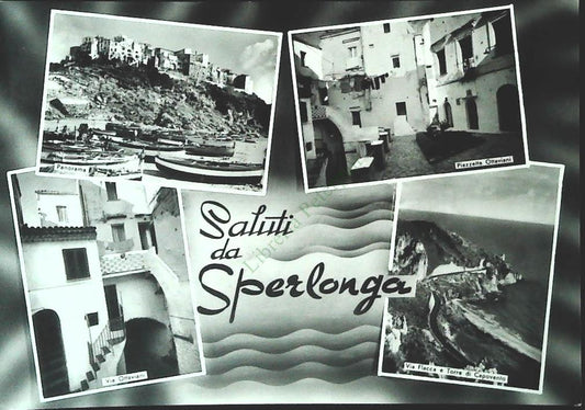 SALUTI DA SPERLONGA - 4 VEDUTINE - V1966
